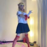 【画像】新井恵理那アナ、憧れのセーラームーン仮装を披露！