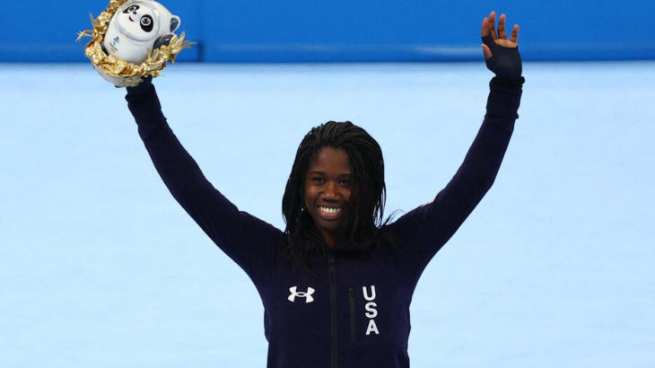 【北京五輪スピードスケート】エリン・ジャクソン黒人女性初の金メダル　インラインスケートから転向