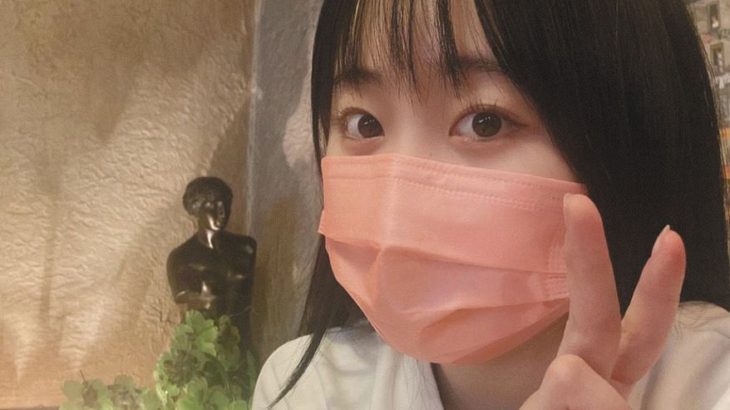【タレント】本田望結さん、ピンクのマスクで「おやすみ」可愛らしいショットに称賛 でも「後ろ誰かいる？」